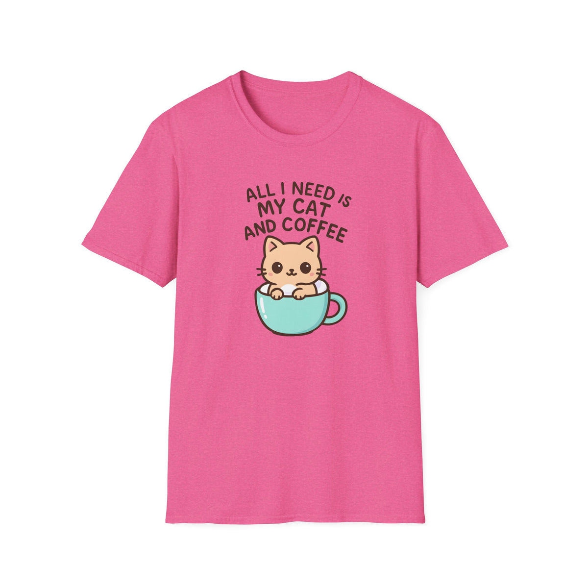Cat in Coffee Cup T-Shirt